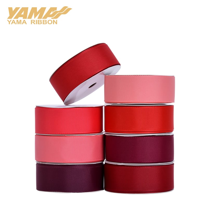 YAMA Red Ribbon Cakes Manufacturers Grosgrain Ribbon Wholesale Red